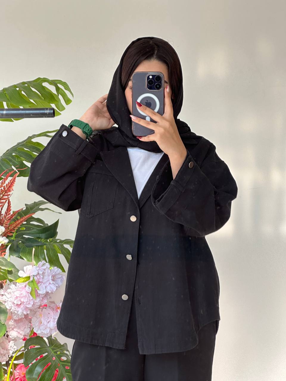 شومیز کتان دو جیب